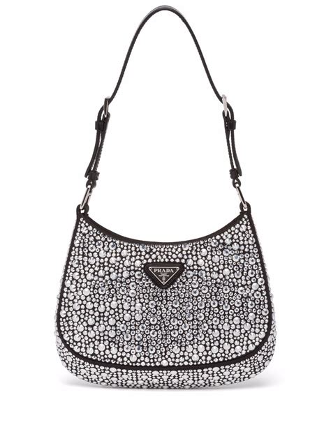 prada cleo glitzer|glitter Prada bag.